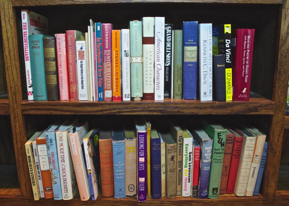 Generous Group of Books on Humor and Variety of Genres