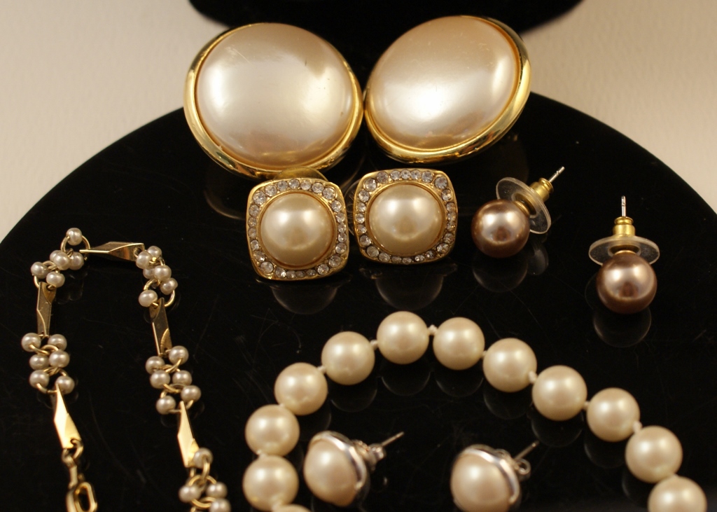 Faux Pearl Jewelry Group