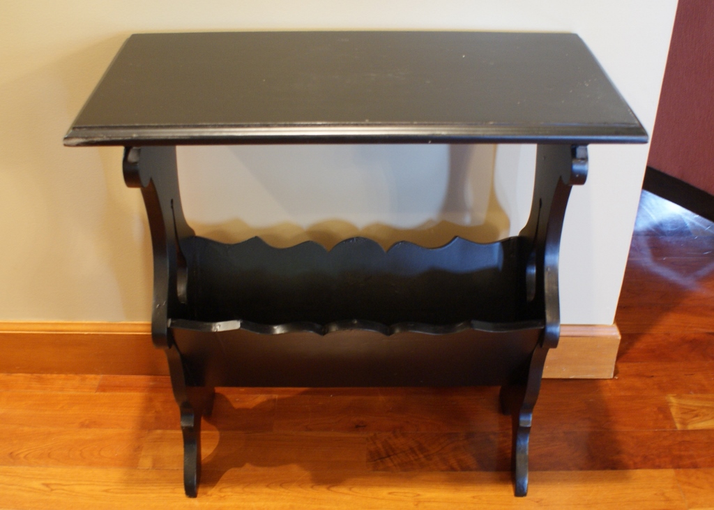 Vintage Painted Magazine Table