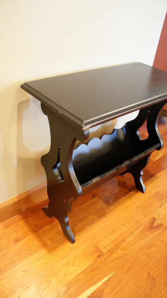 Vintage Painted Magazine Table