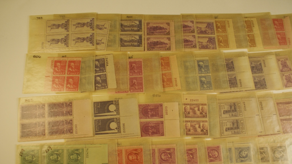 Fifty Vintage Wax Stamp Envelopes With Stamps