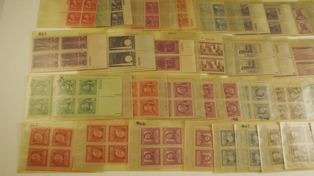 Fifty Vintage Wax Stamp Envelopes With Stamps