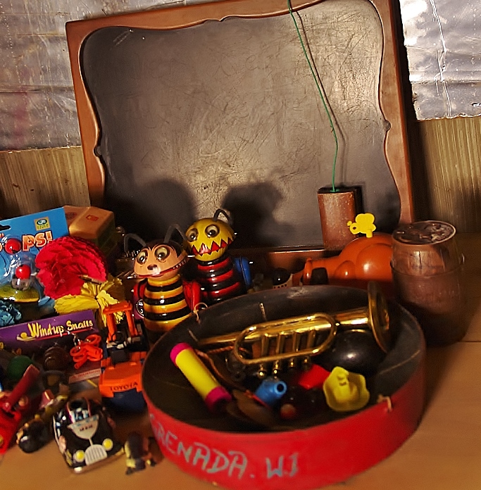 Vintage Tin Toys and Collectibles