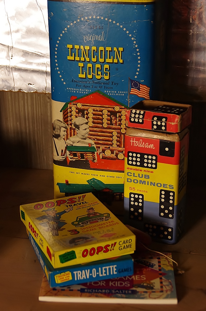 Vintage Lincoln Logs and Other Toys