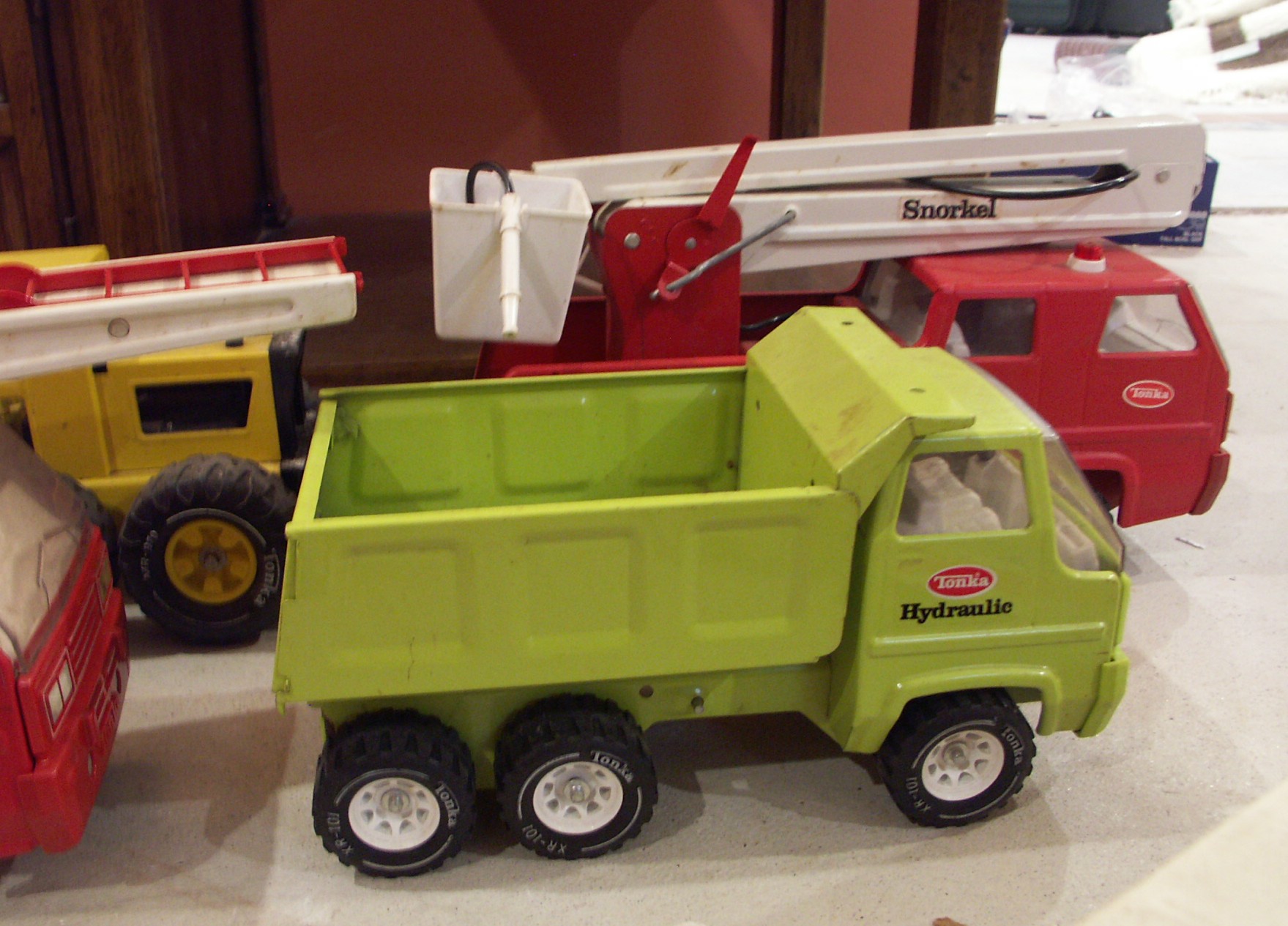 Lot of Eight Tonka, Nylint Metal Trucks