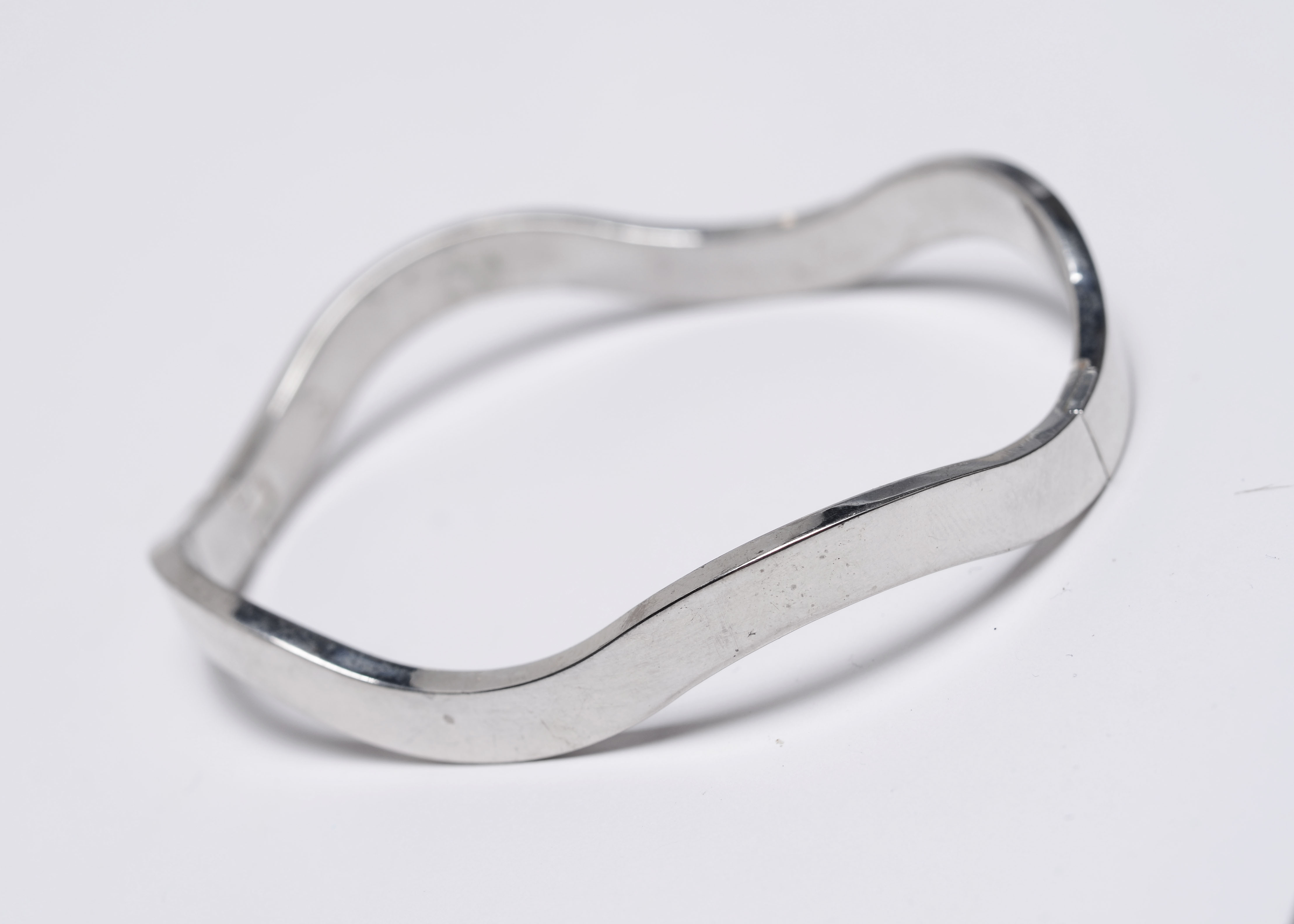 Mexican Sterling Silver Hinge Bracelet