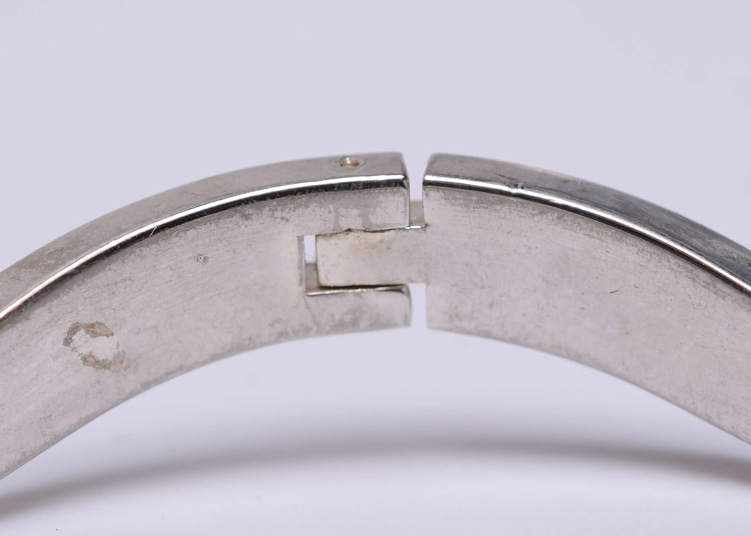 Mexican Sterling Silver Hinge Bracelet