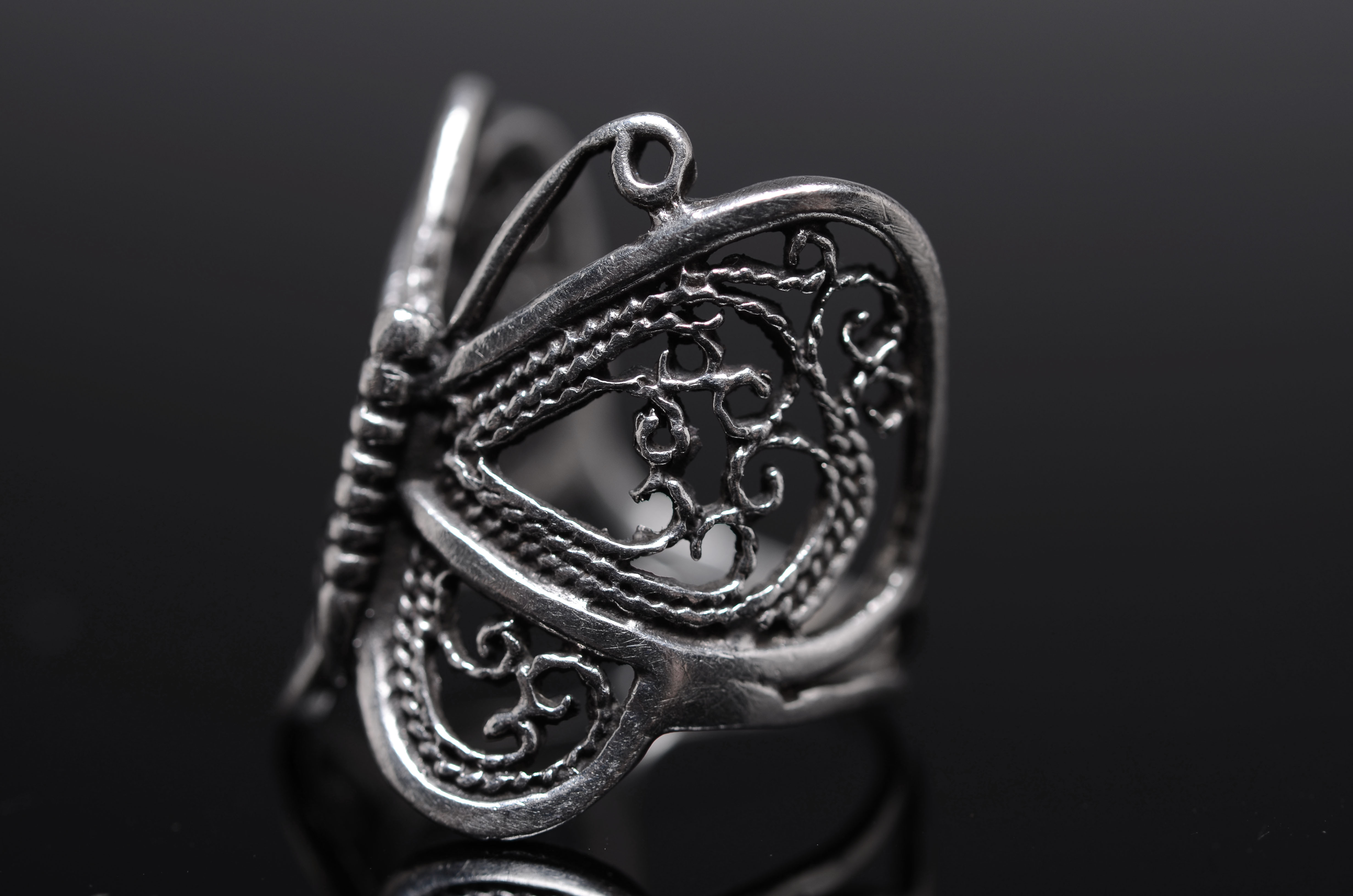 Two Sterling Silver Rings including a Butterfly Ring