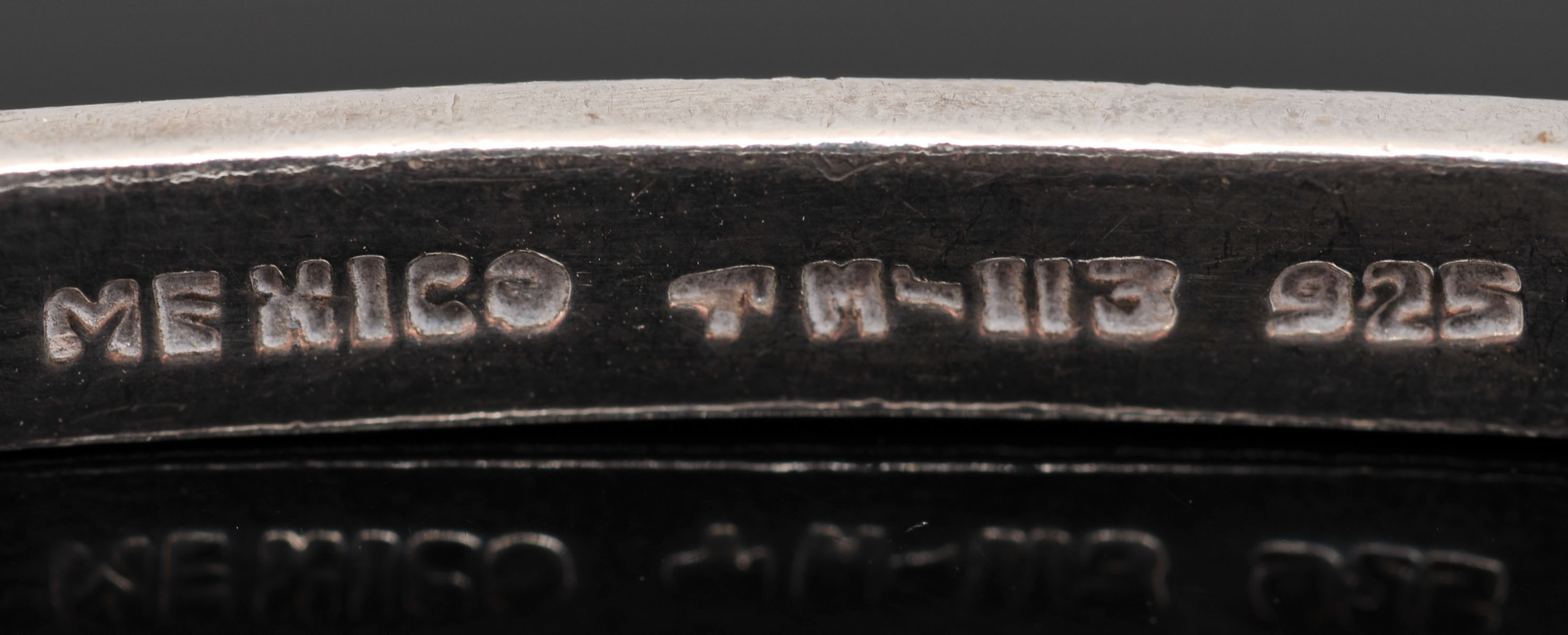 Two Classic Mexican Sterling Silver Hinge Bracelets