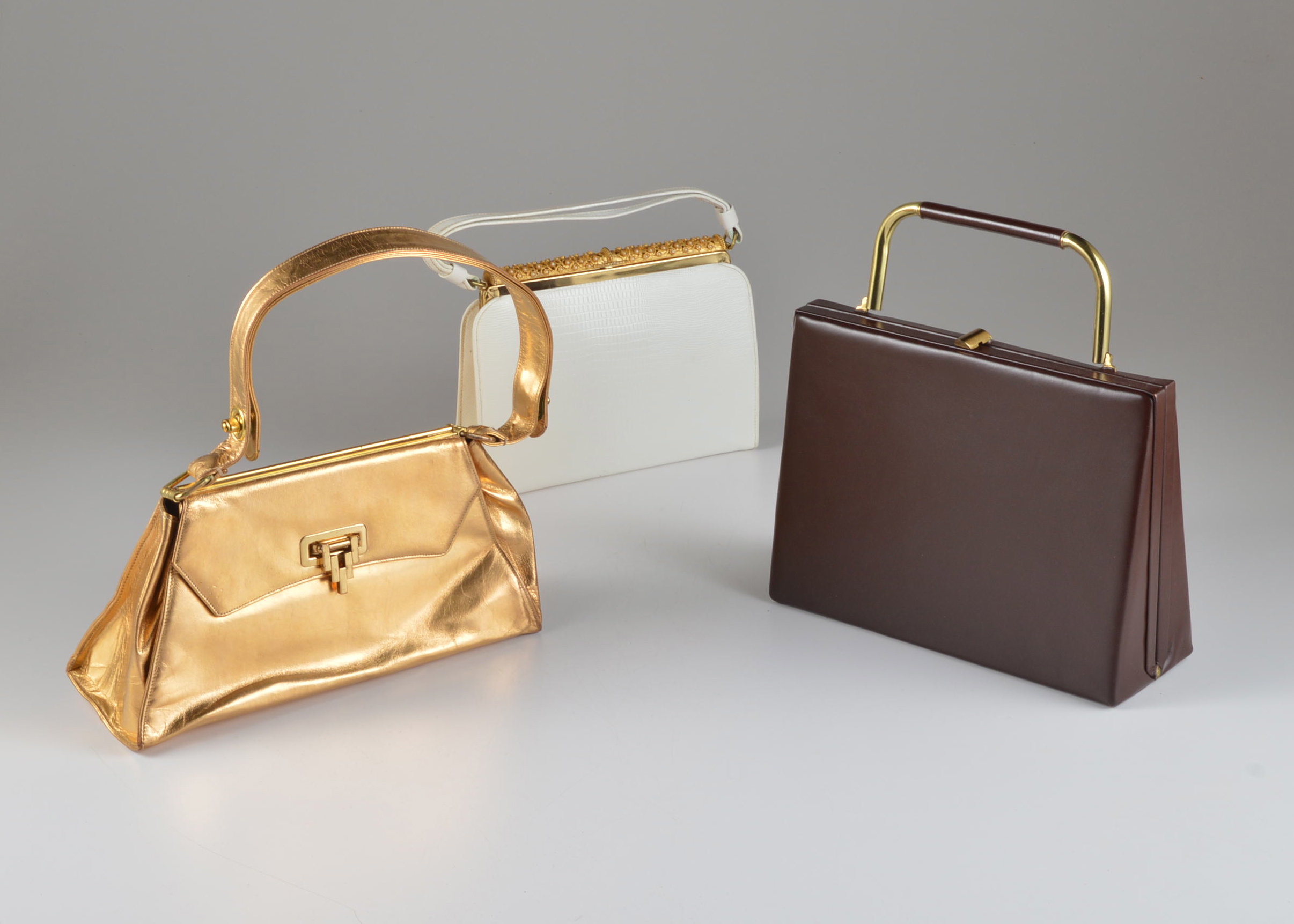 Collection of Three 1960s Vintage Handbags