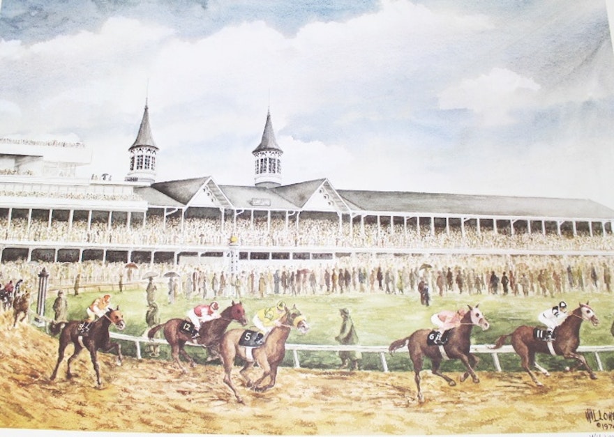 Limited Edition Kentucky Derby Print by Willoweise Langham