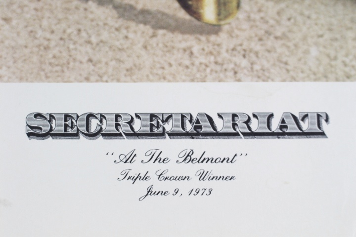 Limited Edition Print of "Secretariat at the Belmont"
