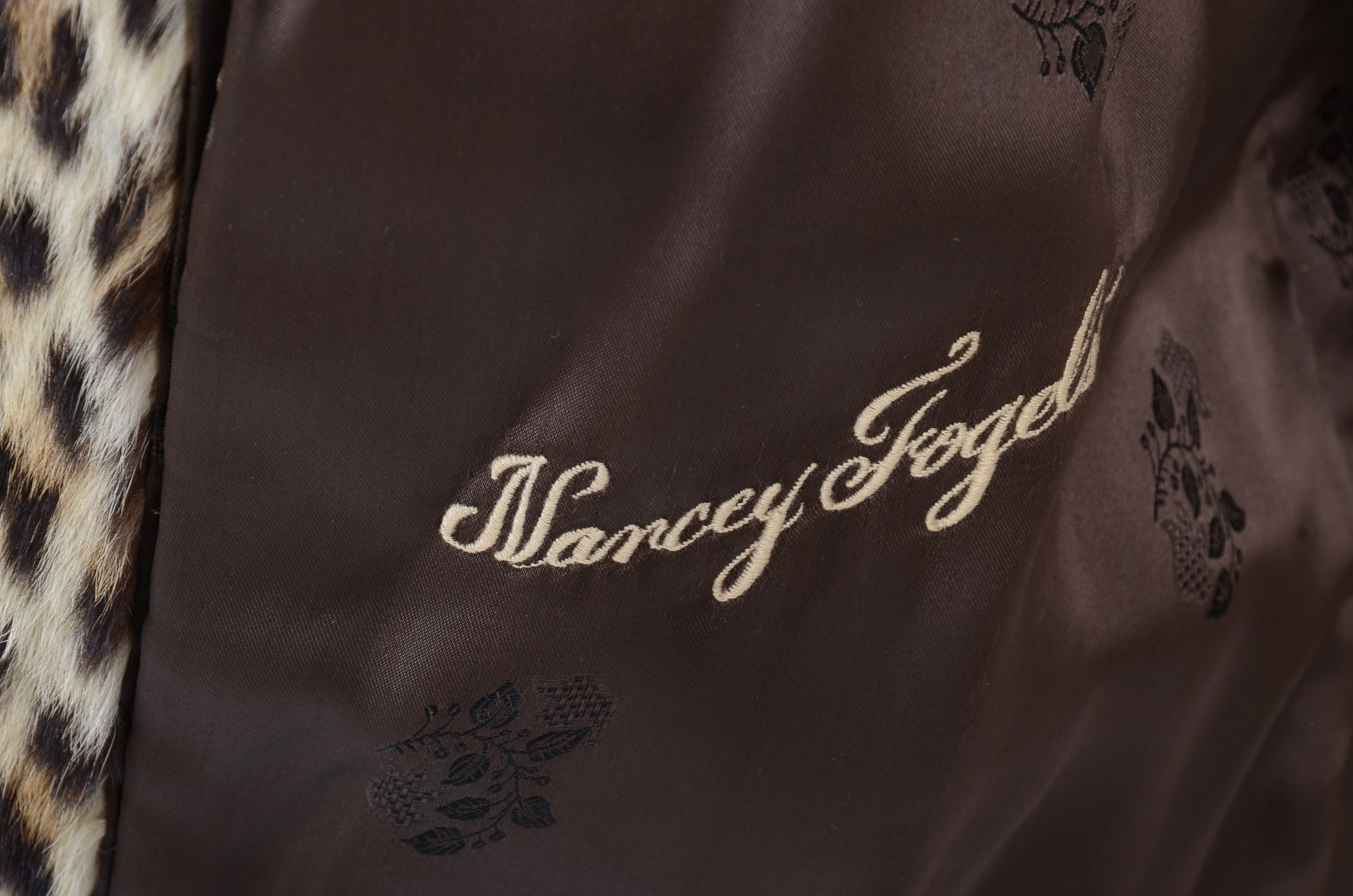 1950s Vintage Leopard Fur Coat 