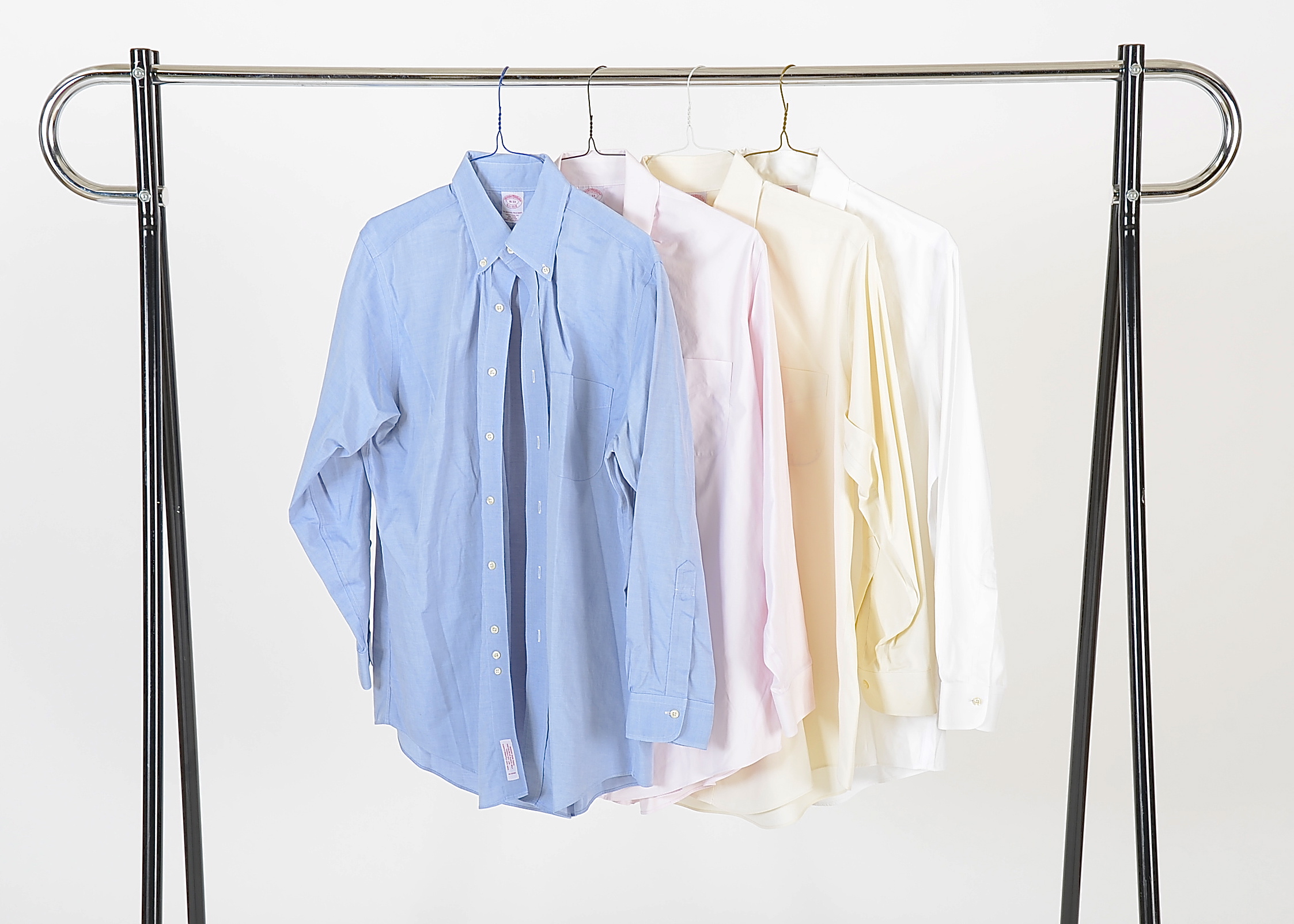 Four Brooks Brothers 100% Cotton Button Down Polo Shirts 