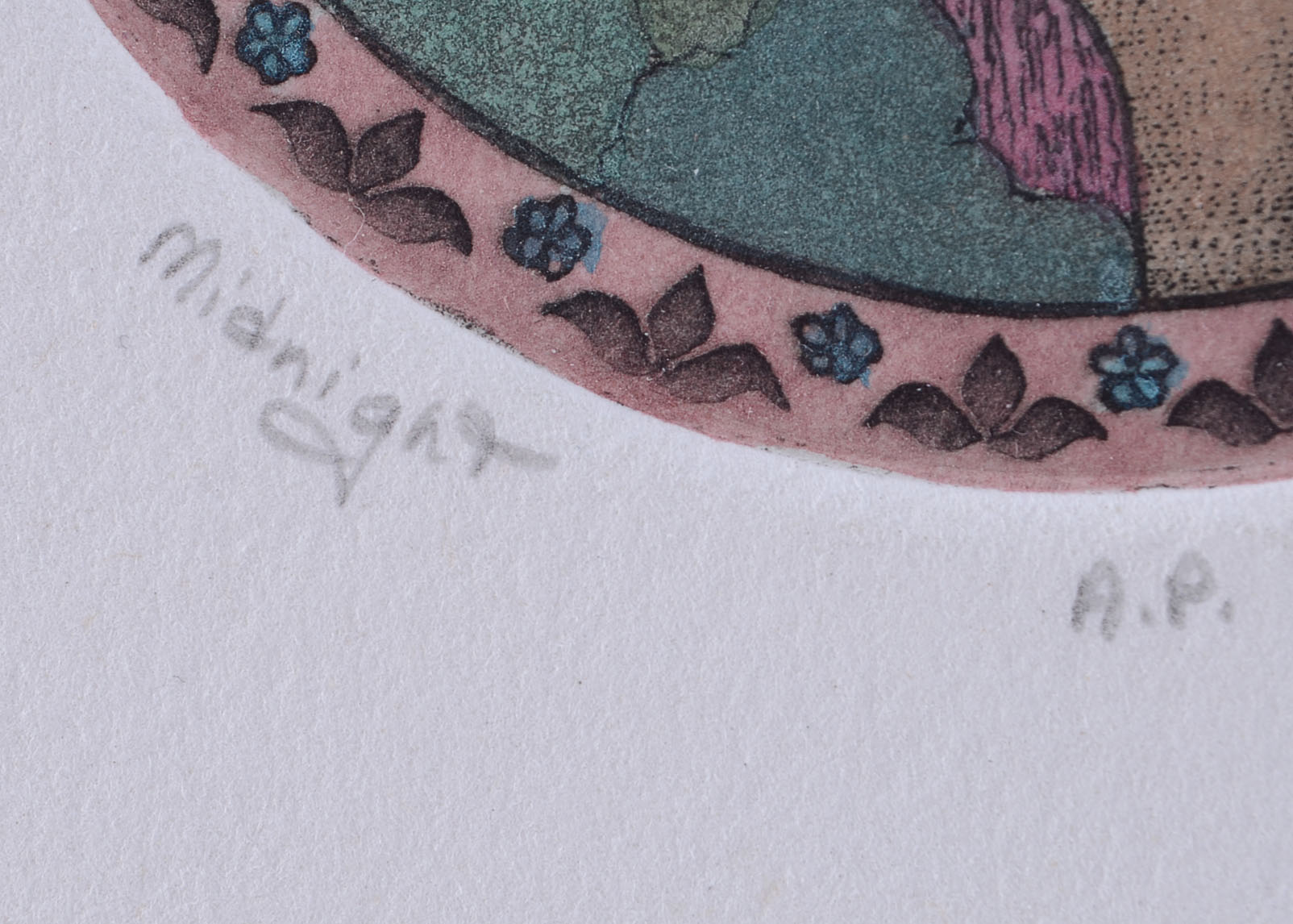 Original Miniature Etching by Jeri Elizabeth Fischer