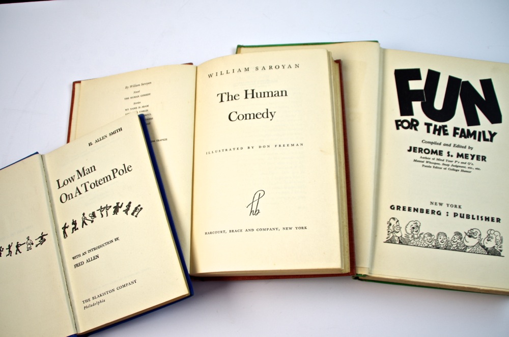 Generous Group of Books on Humor and Variety of Genres