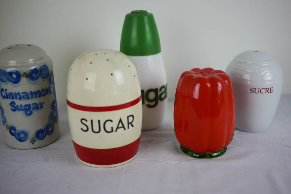Vintage and Modern Sugar Shaker Lot