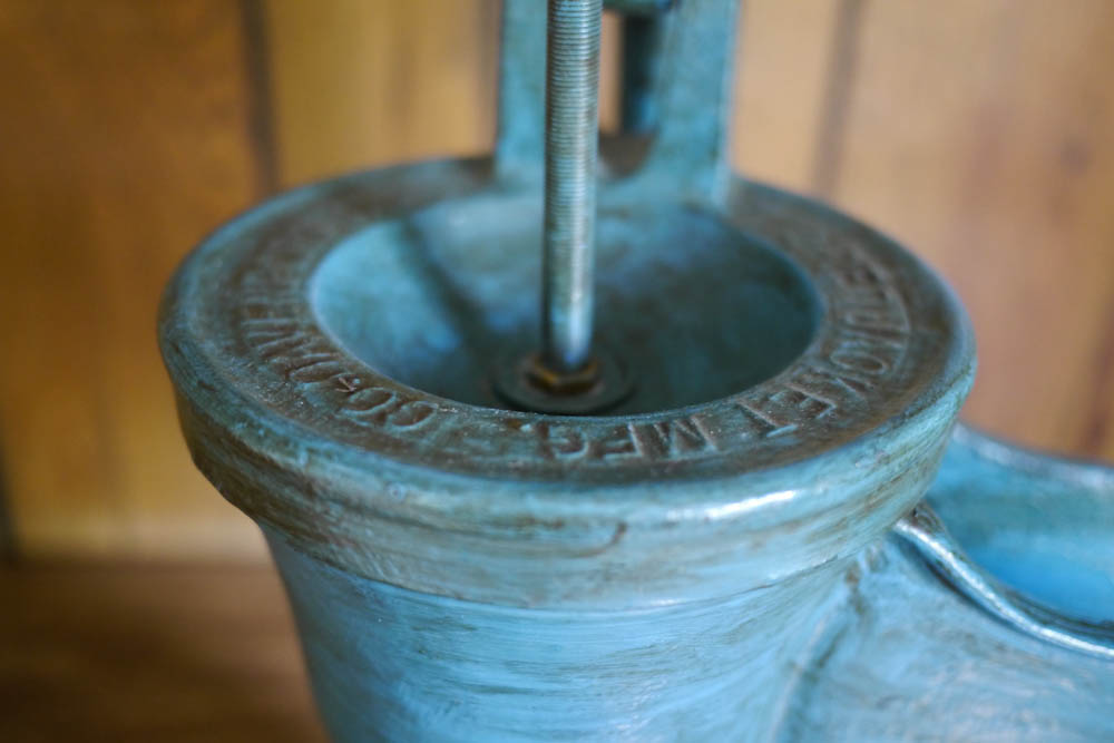 Vintage Well Pump Lamp, Pair