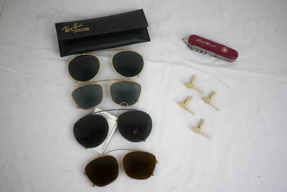 Vintage Ray Ban Clip-On Sunglasses