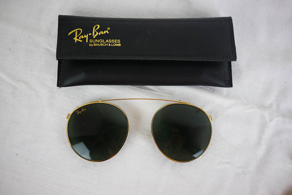 Vintage Ray Ban Clip-On Sunglasses