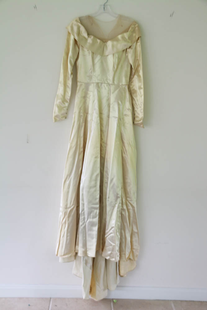 Circa 1940s Wedding Dress