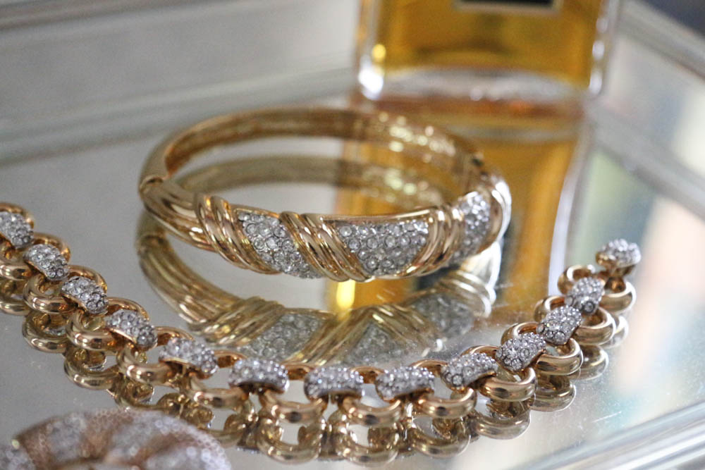 Bling Lot of Costume Jewelry, Chanel Perfume