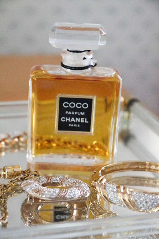 Bling Lot of Costume Jewelry, Chanel Perfume