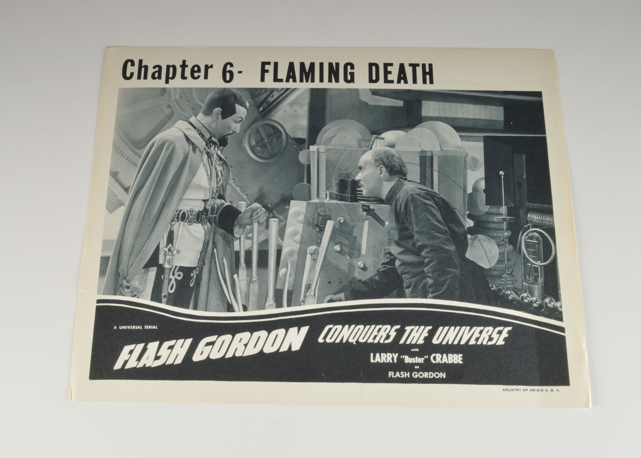 1940 Flash Gordon 11x14 Movie Poster