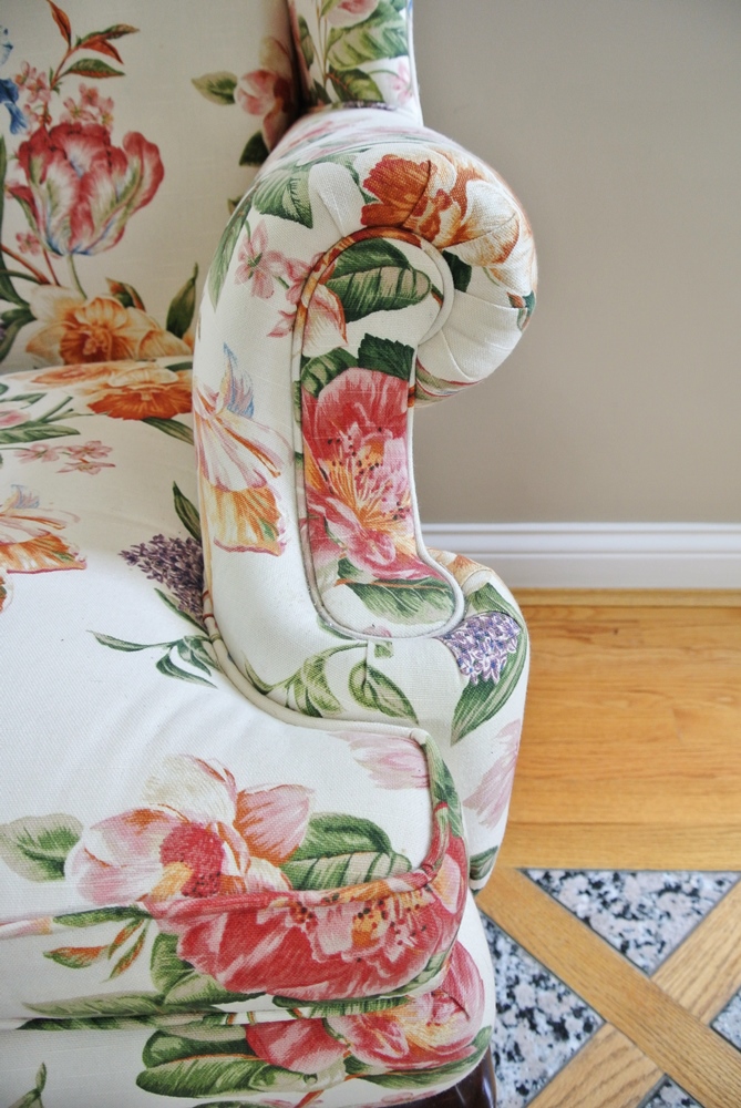 English Country Style Wingback Chair