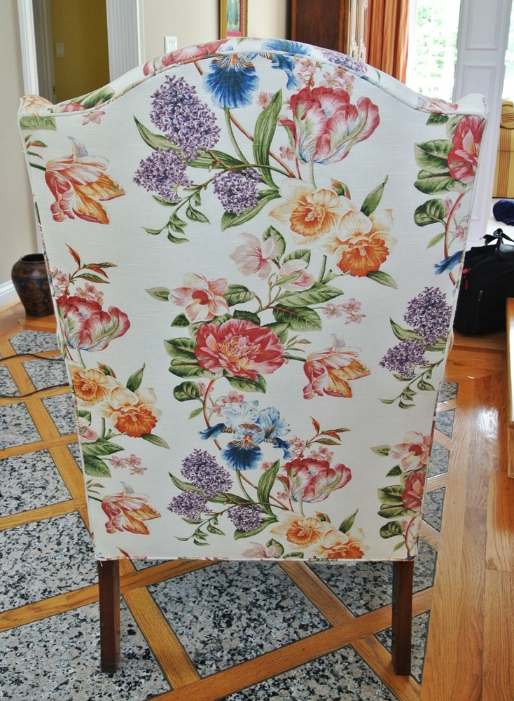 English Country Style Wingback Chair