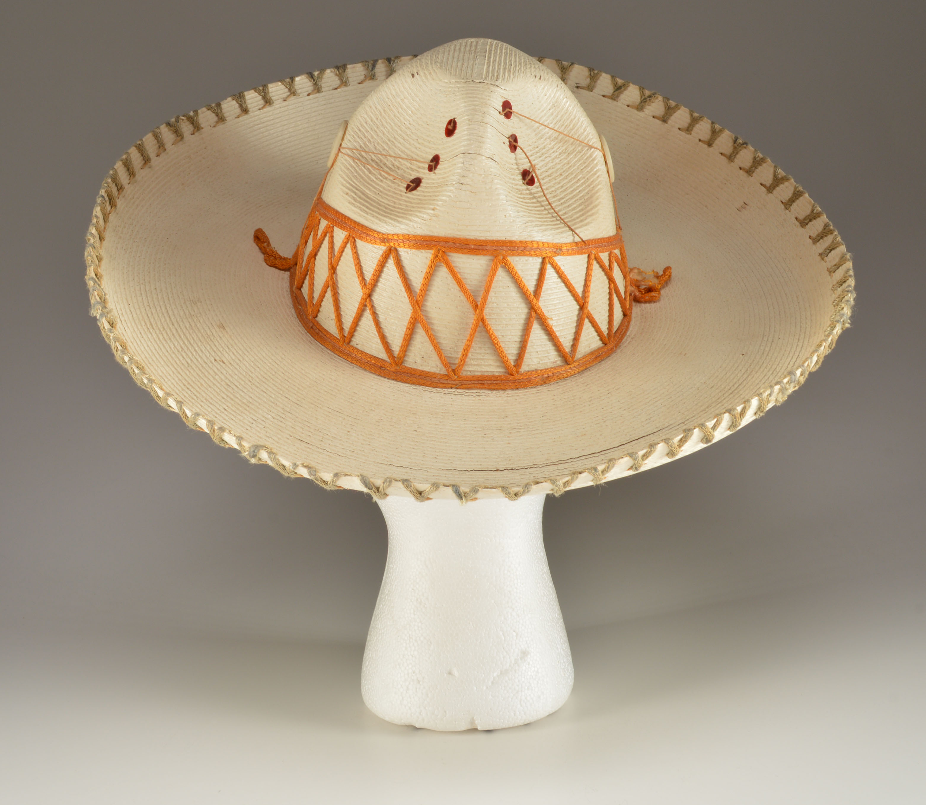 Vintage Handwoven Child's Mexican Sombrero