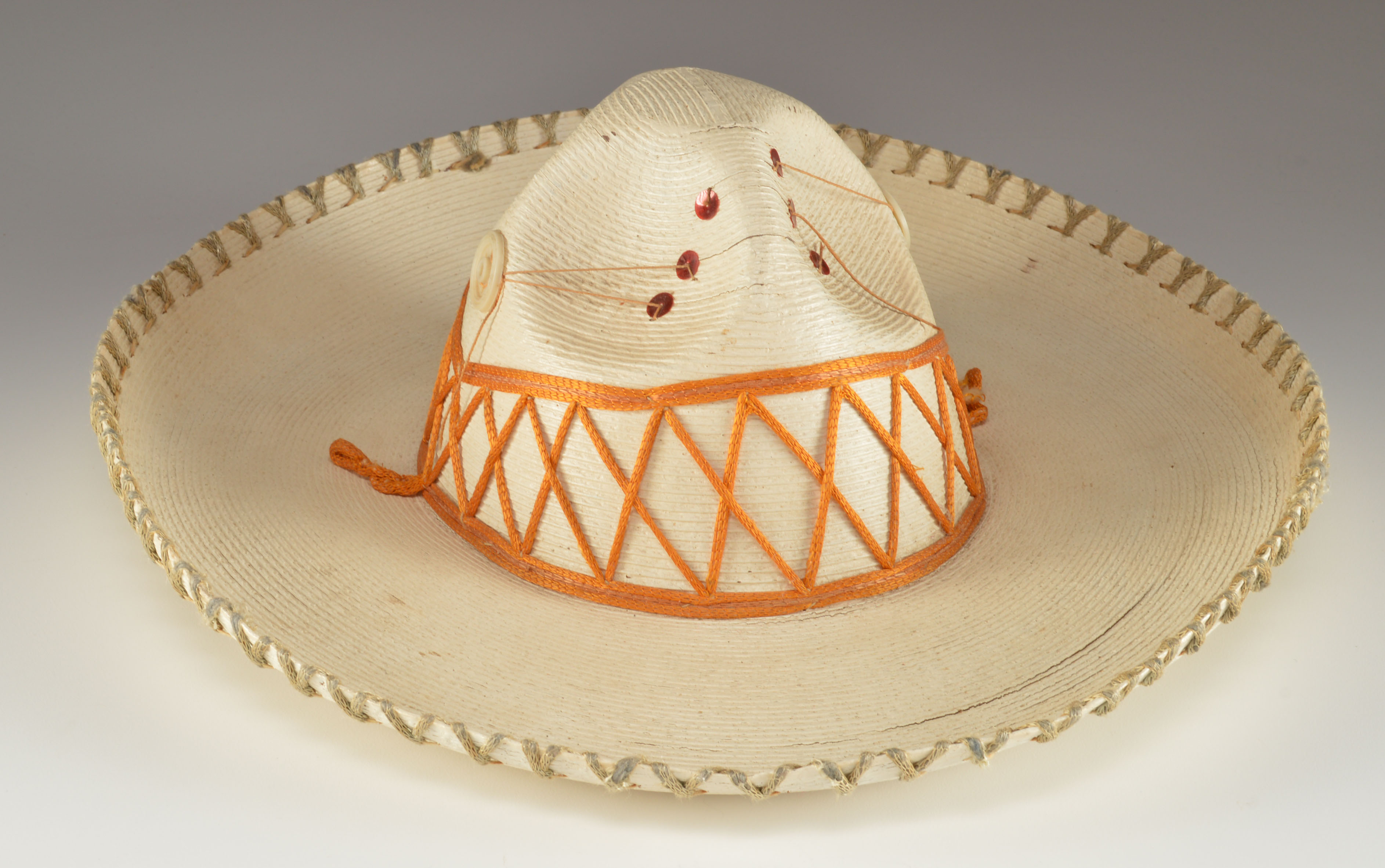 Vintage Handwoven Child's Mexican Sombrero