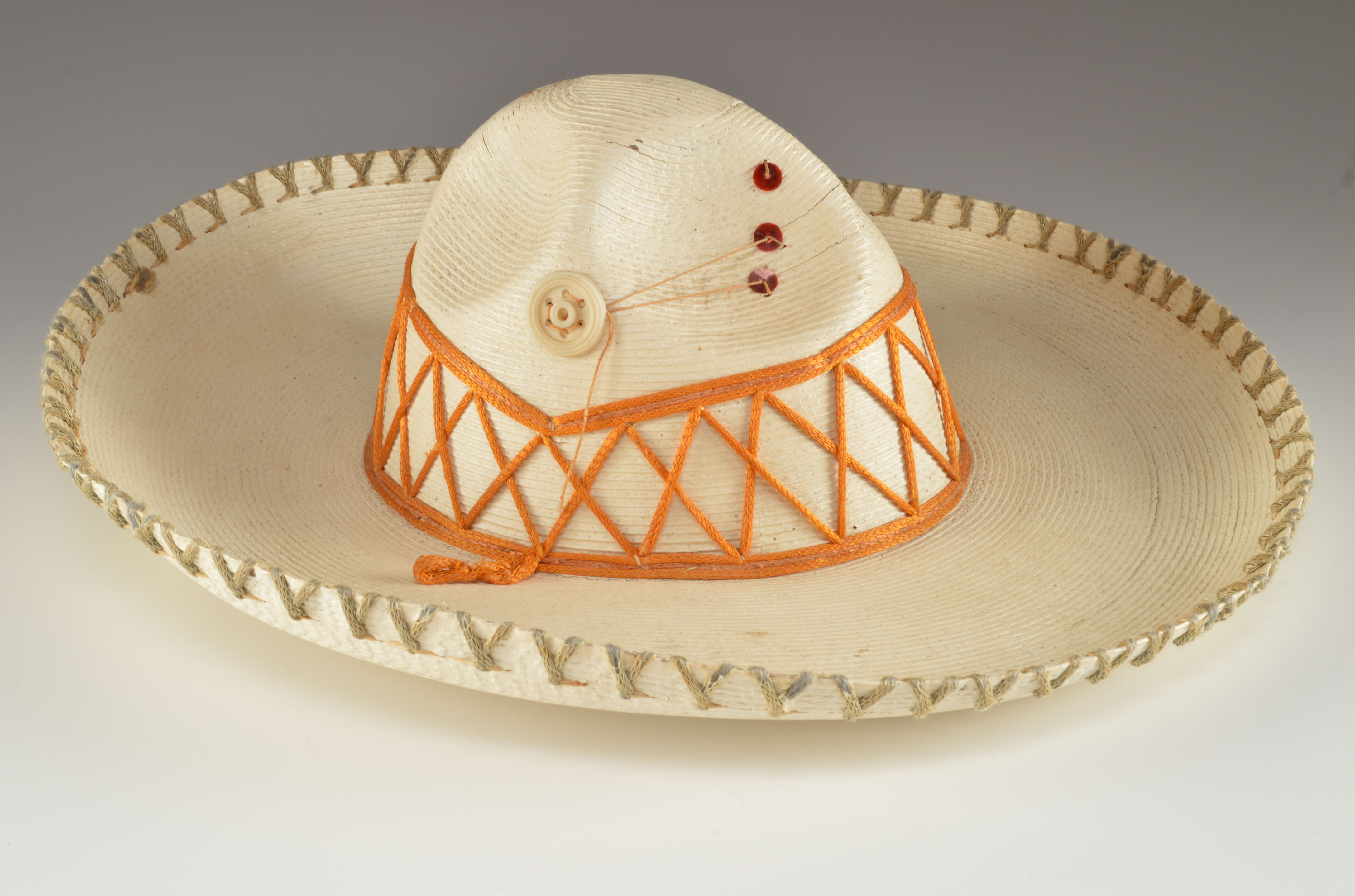 Vintage Handwoven Child's Mexican Sombrero