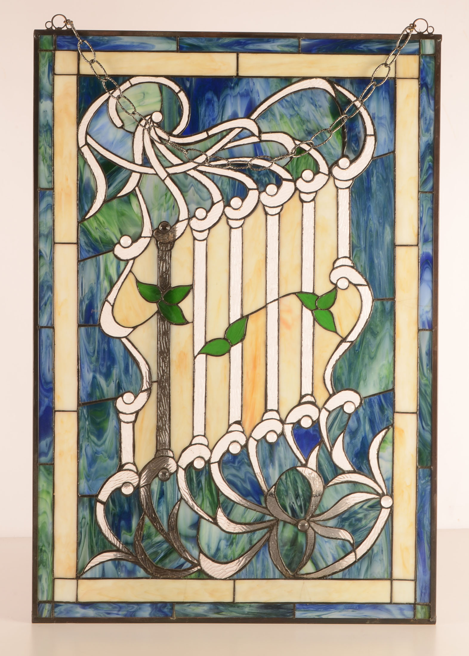 Stained Plastic and Copper Leaded Panel