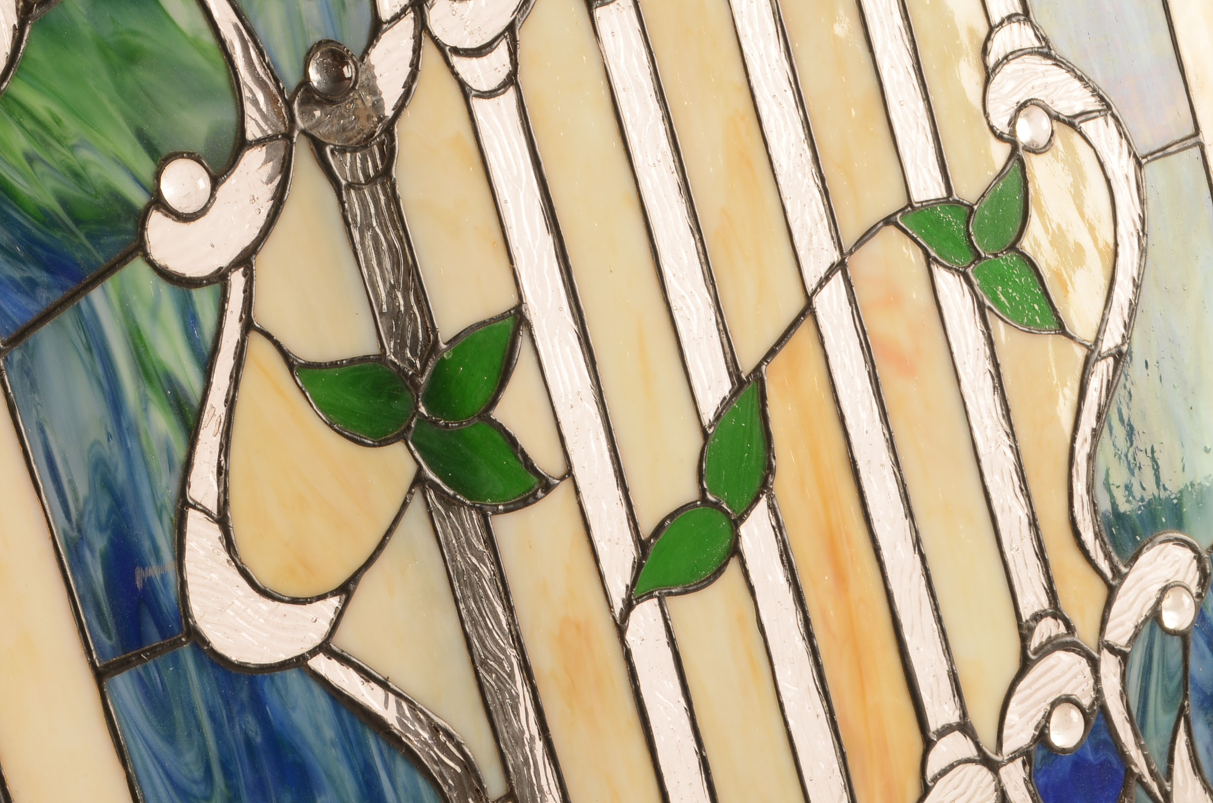 Stained Plastic and Copper Leaded Panel