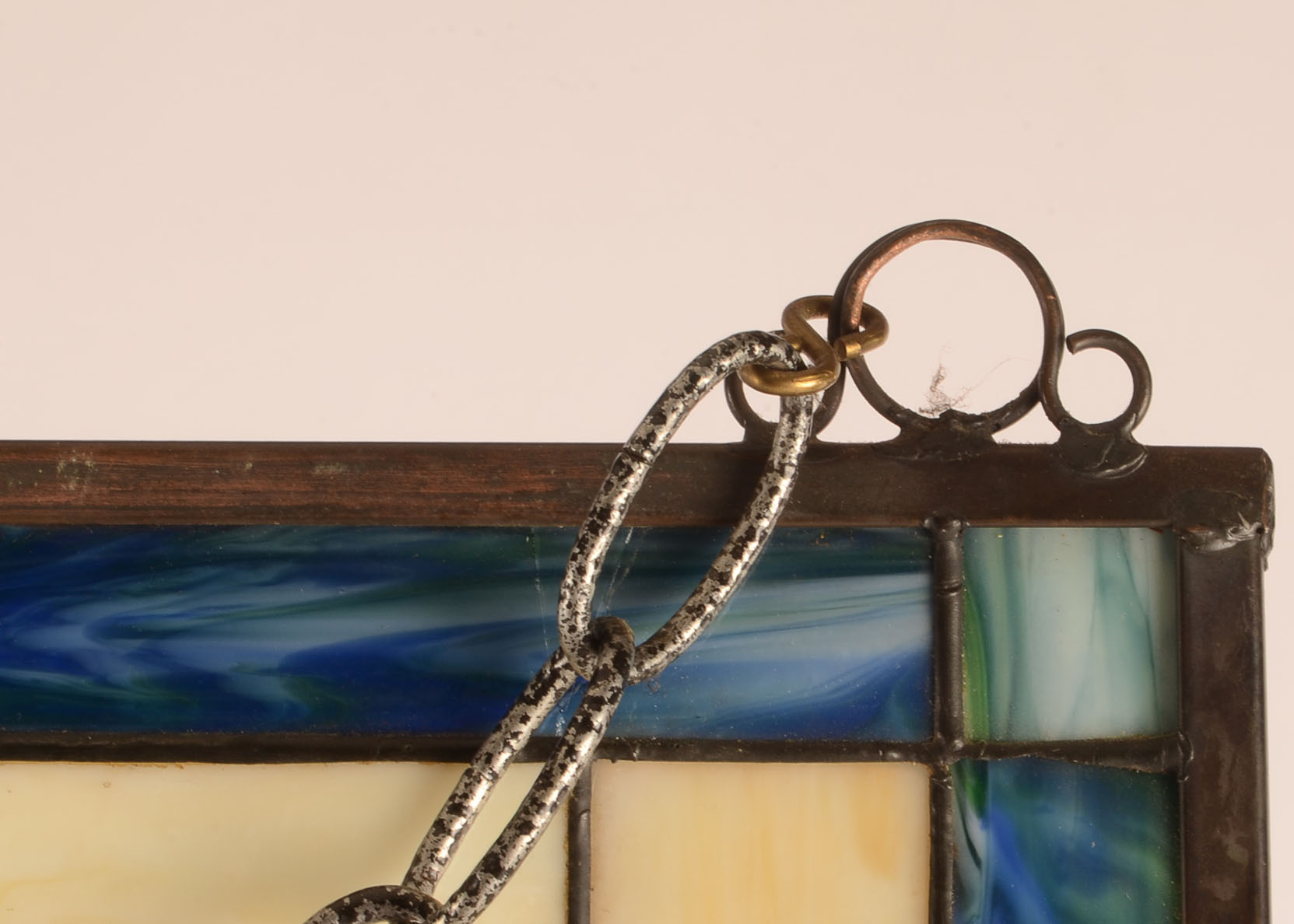 Stained Plastic and Copper Leaded Panel