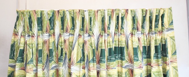 Vintage Mid Century Modern Drapes