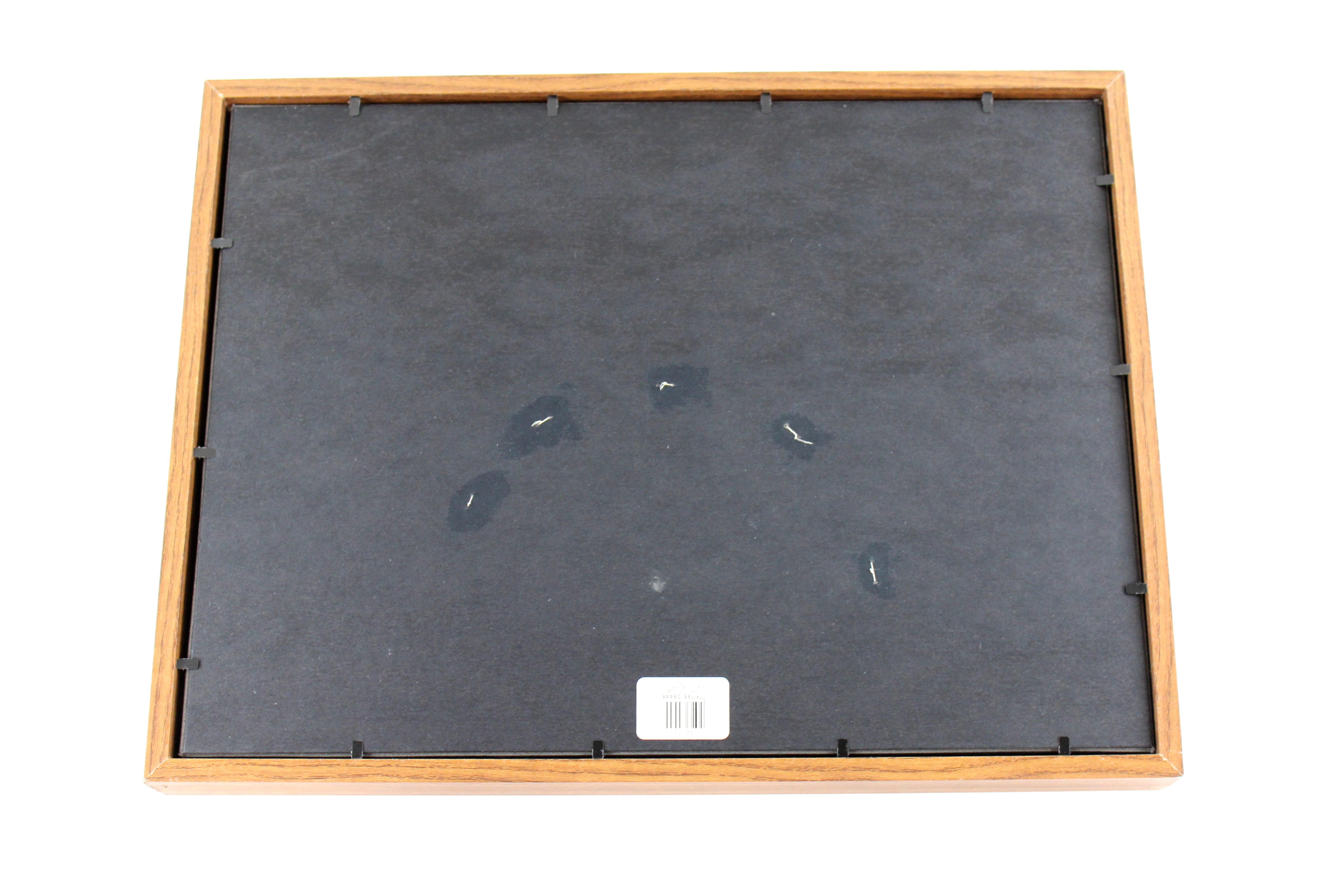 Women's Vintage Lace Fan in a Modern Shadow Box Frame