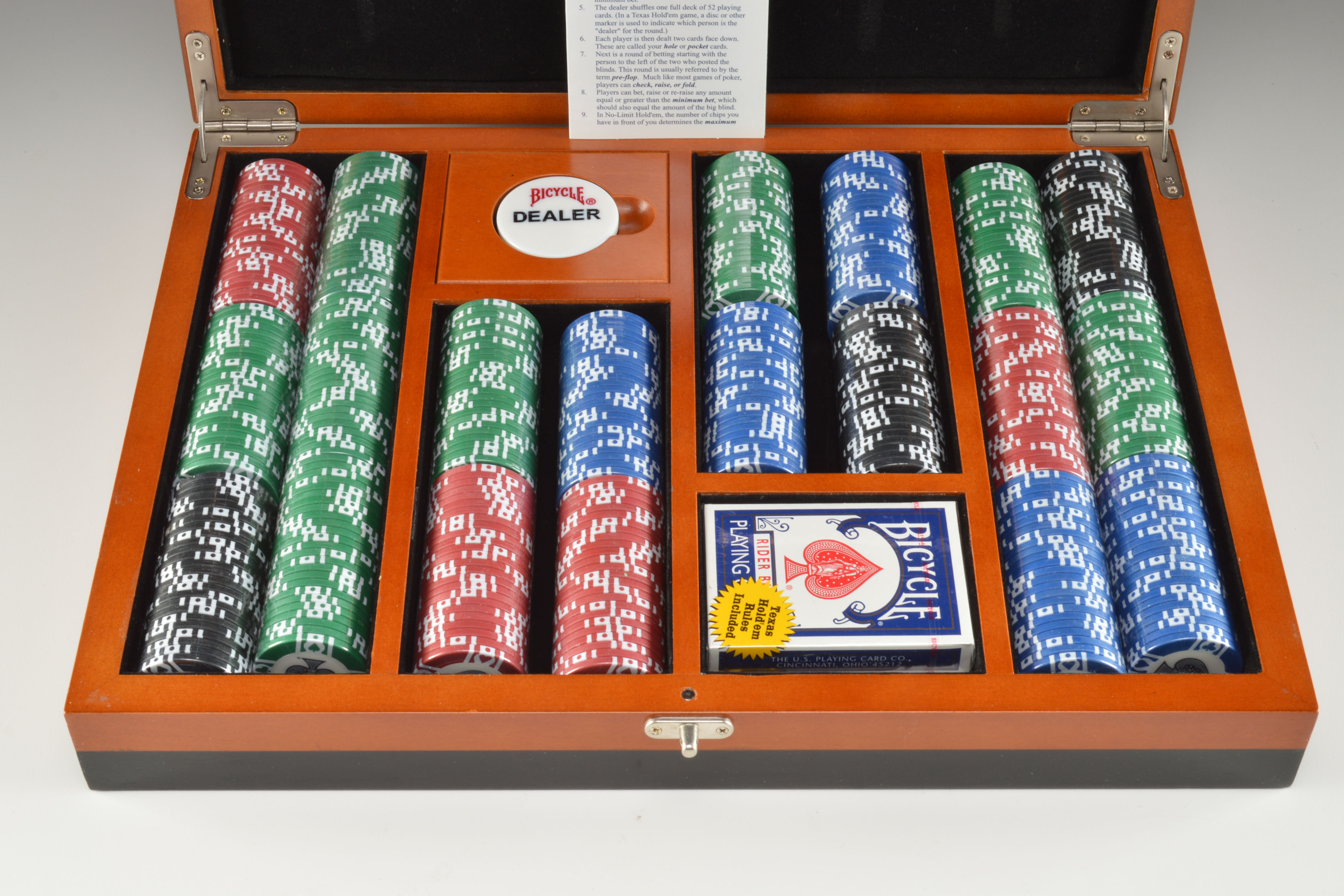 Like-New Bicycle Texas Hold 'Em Poker Set