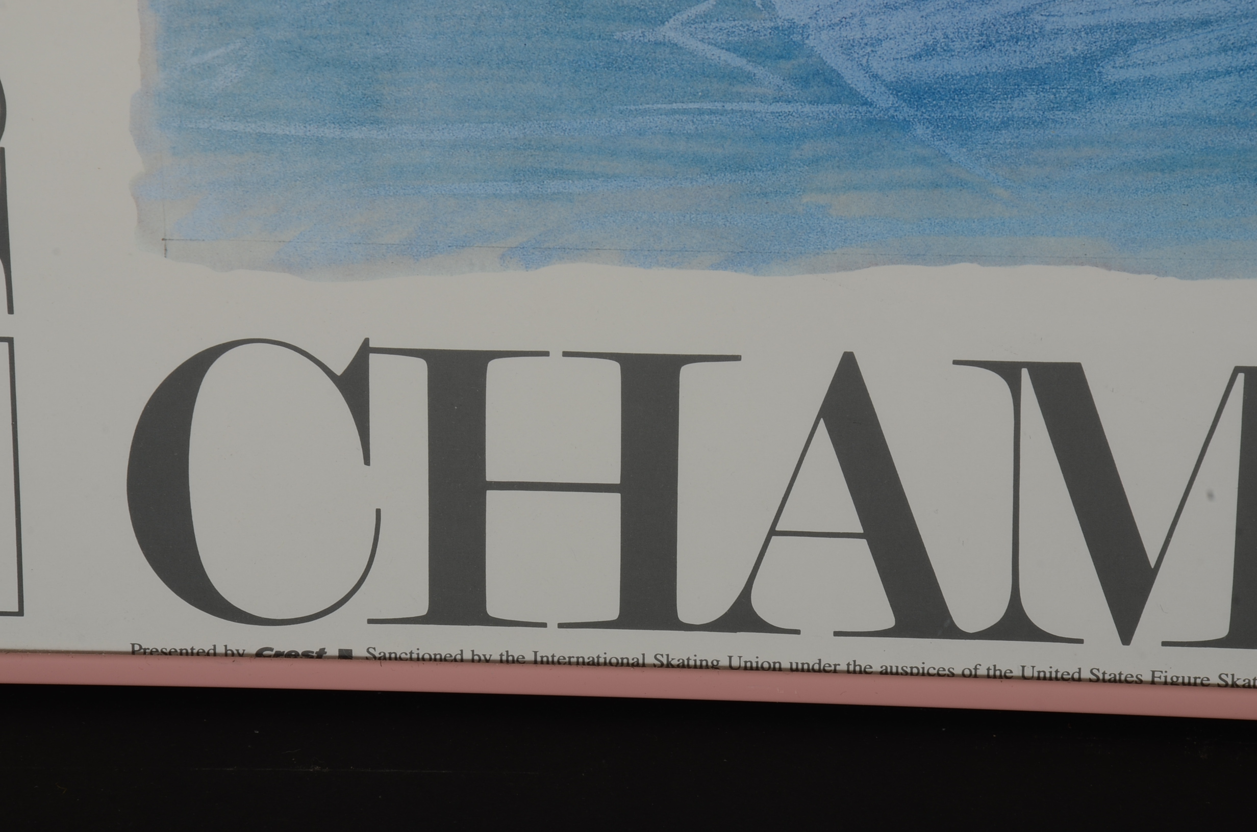 Pair of Framed Posters and Figure Skating Brochures