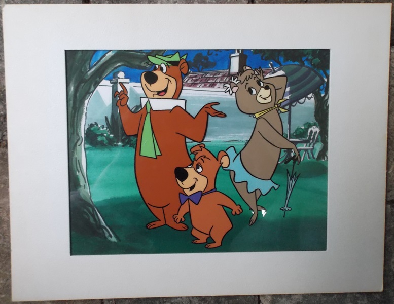 Original Yogi Bear Hanna Barbera Cartoon Cel