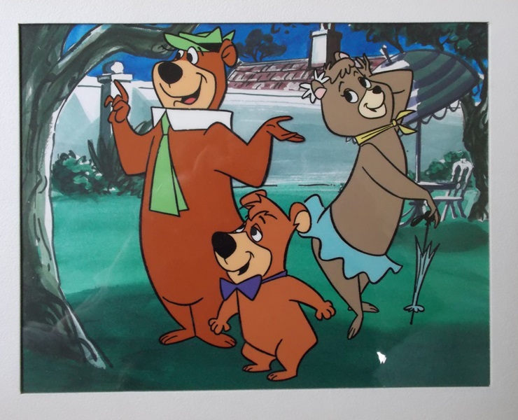 Original Yogi Bear Hanna Barbera Cartoon Cel