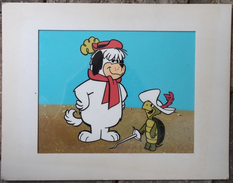 Original Touché Turtle and Dum Dum Hanna Barbera Cartoon Cel 