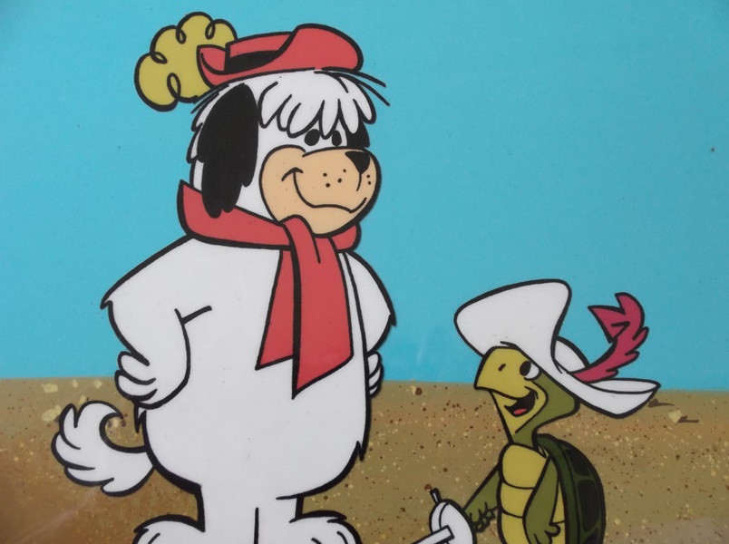 Original Touché Turtle and Dum Dum Hanna Barbera Cartoon Cel 