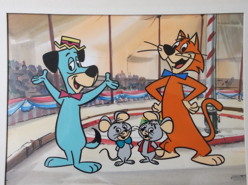 Original Huckleberry Hound Hanna Barbera Cartoon Cel