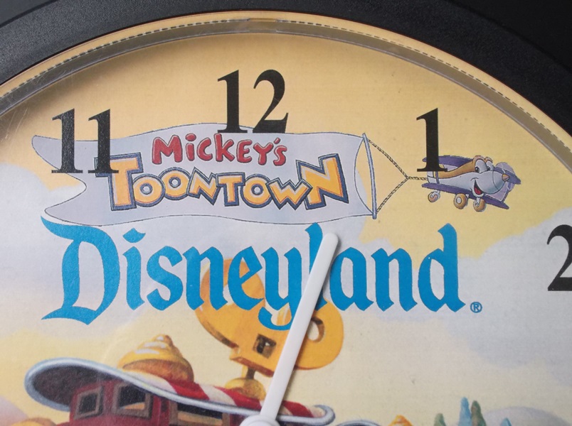 Disneyland Mickey's Toontown Wall Clock 