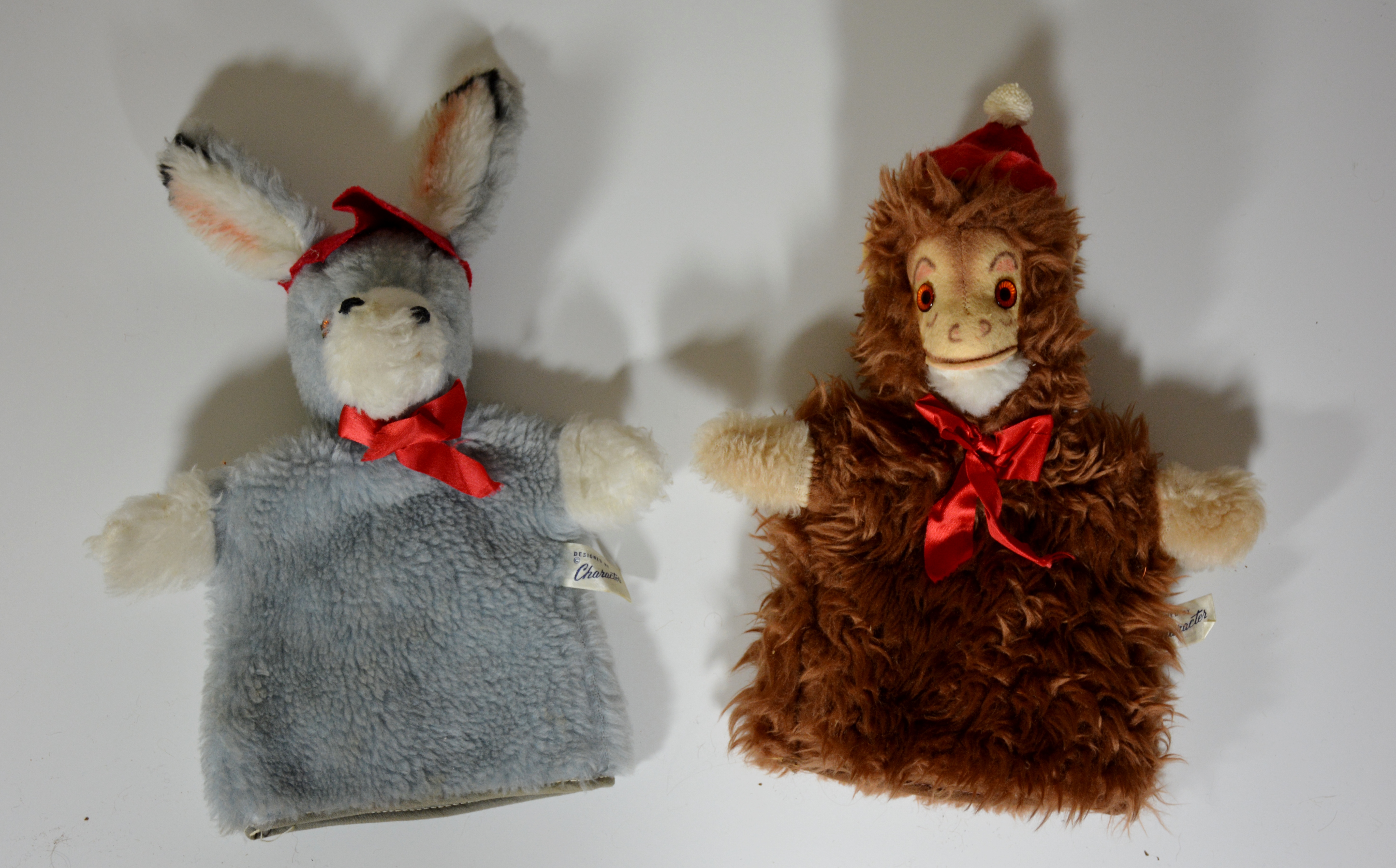 Group of Four Vintage Stuffed Animals 