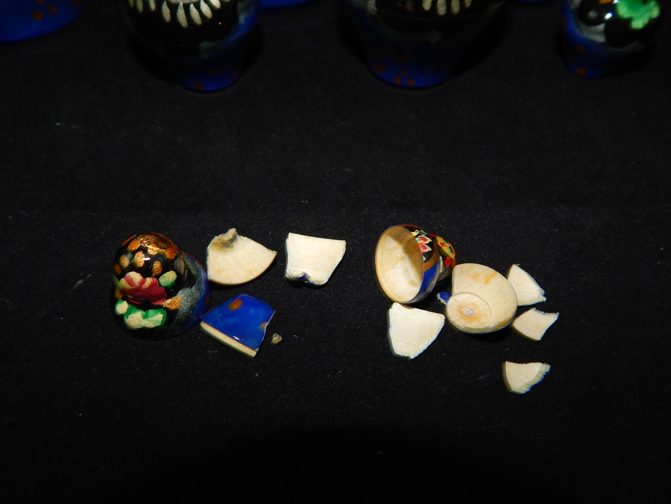 Large Set of Russian Matryoshka Nesting Dolls