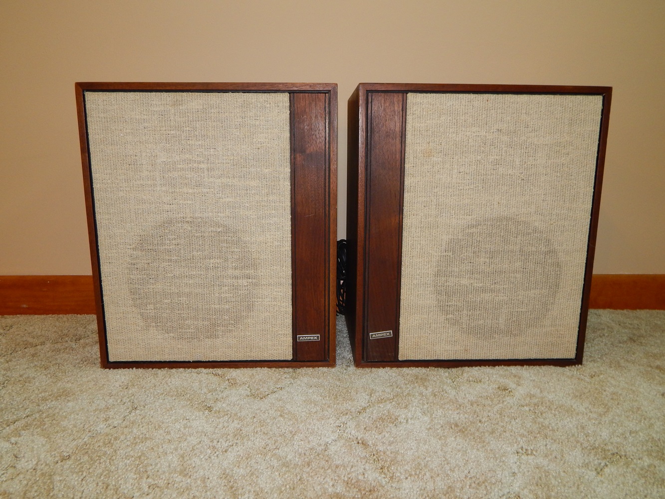 Pair of Vintage Ampex Speakers