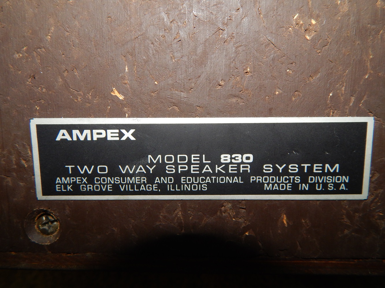 Pair of Vintage Ampex Speakers